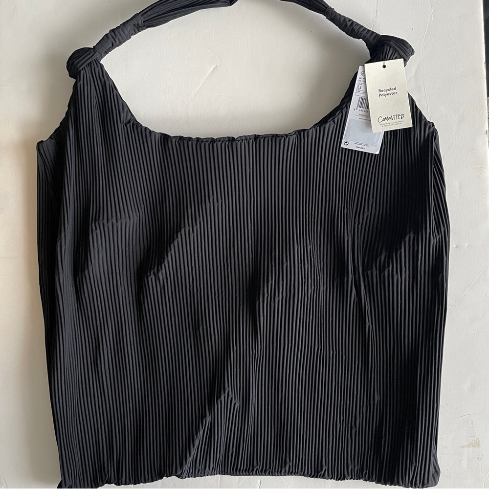 Pleated Mango Bag